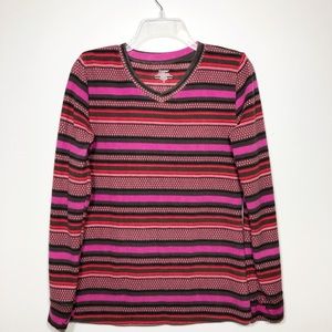 ClimateRight by CuddlDuds Fleece Top Pink Size M